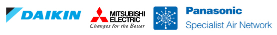Daikin, Mitsubishi Electric and Panasonic